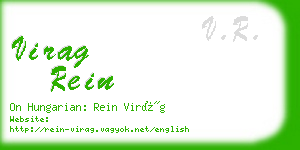 virag rein business card